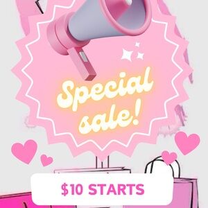 $10 STARTS END OF SUMMER SALE!